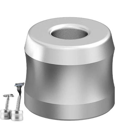 AMOYER SHIAL READ Aluminum Alloy Shaving Stand for Men - Stylish Bathroom Metal Grooming Holder - Buy Online on SooperMarket.com
