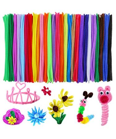 Caydo 324 Pieces Pipe Cleaners 27 Colors Chenille Stems for DIY Art Creative Crafts Project Decorations (6 mm x 12 Inch) 27 Colors Large Pack