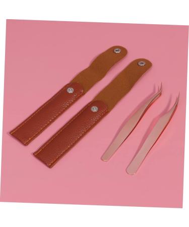 NOLITOY 4pcs Eyelash Extension Tweezers Set - Stainless Steel Lash & Fake Eyelashes Tweezers - Angled & Volume Makeup Tools - Beauty Care Essentials for Flawless Extensions - Buy Online on SooperMarket.com