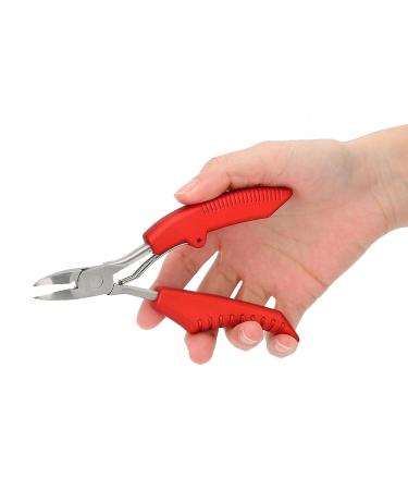 Men's Toenail Cuticle Scissors & File Set for Softening Skin - Red - Buy Online on SooperMarket.com