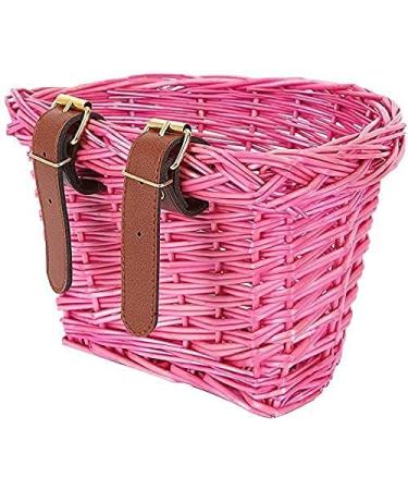 EIRONA Kids Bicycle Wicker Basket with Straps for 12-16 Inch Kids Bike  Tricycle  Scooter  (Pink & Purple & Brown) - Buy Online on SooperMarket.com