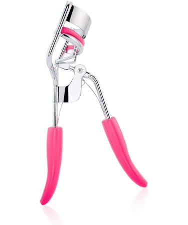 Satin Pouch Silicone Eyelash Curler for Dramatic Long Lasting Curls - No Pinching, Straight Flat Lashes Friendly - Buy Online on SooperMarket.com