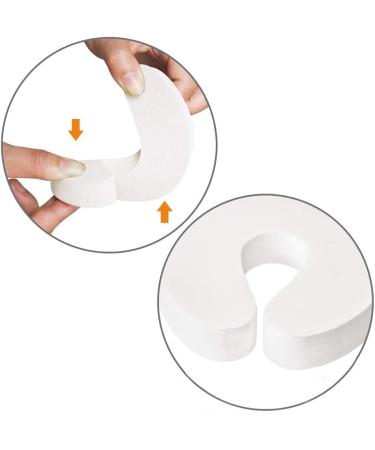 nuoshen 4pcs Safety Door Guard Soft Door Finger Guards Foam Door Stopper for Baby Finger Protection - Buy Online on SooperMarket.com