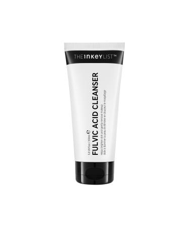 The INKEY List Fulvic Acid Brightening Cleanser  Gel Face Cleanser Gently Exfoliates and Removes Makeup  Improves Uneven Skin Tone  5.07 fl oz 5 Fl Oz (Pack of 1)