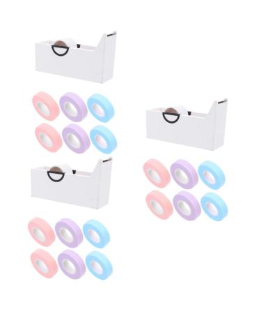 Beavorty 3 Sets Eyelash Tape Foam Eyelash undereye Pads Pink micropore Tape lash Extension Tapes lash Lift Foam Tape Eyelash Patches Make up Non-Woven Fabric Lifting Belt