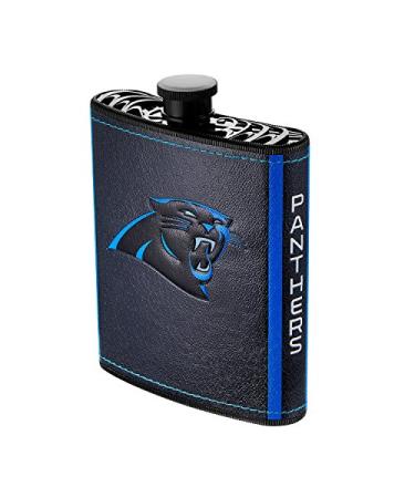 Pro Specialties Group NFL Carolina Panthers Plastic Hip Flask, 7-Ounce