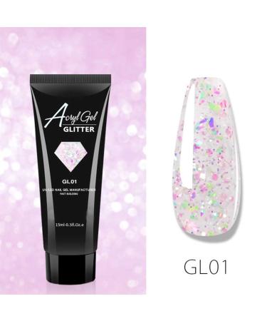 8pcs Nail Extension Gel Kit - Fast Building Gel & Sequins for Perfect Manicure | International Shipping - Buy Online on SooperMarket.com