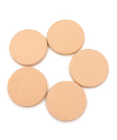 5pcs Soft Makeup Powder Puff | Round Cosmetic Sponge for Flawless Application | International Shipping - Buy Online on SooperMarket.com