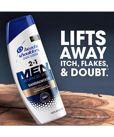 Buy Head & Shoulders Advanced Series Sandalwood 2-in-1 Shampoo & Conditioner for Men 12.8 Fl Oz | International Shipping - Buy Online on SooperMarket.com