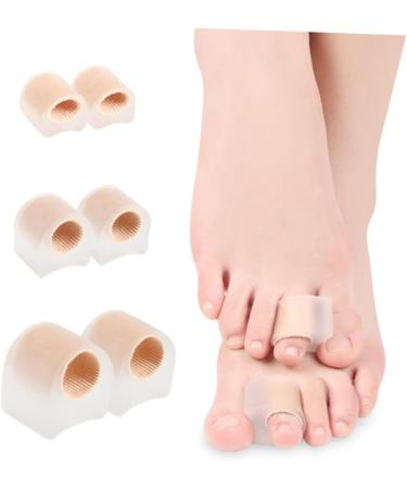 Nail and Foot Protector Set for Bunion Relief and Comfort - 6pcs Separators for Feet Nursing, Toe Caps, Bunion Pads, Splint, Cushion Tube - Buy Online on SooperMarket.com