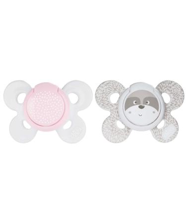 Chicco Physioforma Comfort Schnuller 0-6 months 2 pieces pacifier with silicone sucker supports physiological breathing and promotes correct development of the mouth 2 pieces (1 Pack)