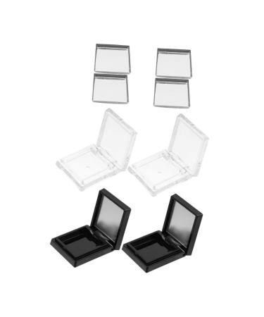 PLAFOPE 1set Empty Eye Shadow Box Glitter Lipstick Eyeshadow Lipstick Storage Case Refillable Lipstick Tray