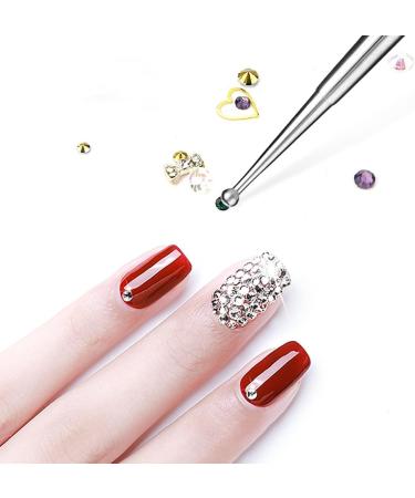 5 Pack Nail Dotting Pen Stainless Steel Double-ended Painting Nail Dotting Pens DIY Nail Decorations Manicure Tools for Home Beauty Nail Salon - Buy Online on SooperMarket.com