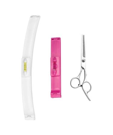 Mlysnd Hair Cutting Tool 3pcs Hair Scissors Hair Cutting Clip Professional Home DIY Hair Styling Kit Split End Trimmer for Kids Women Layers Bangs Bobs Trims Split Ends