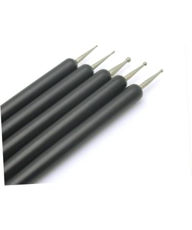 minkissy Pens Set nail art pen manicure pen dot painting tools nail art polish pens manicure tools professional nail brush nail art drill pen nail art Accessory picker dual purpose Drill 15.7*0.4CM Black - Buy Online on SooperMarket.com