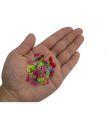 Creammuffin S Clips Connectors Rubber Refills for DIY Bracelet Making - 100 pcs Colorful - Buy Online on SooperMarket.com