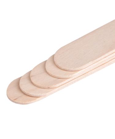 ANGGREK 100Pcs Waxing Stick Spatula Disposable Wooden Hair Removal & Craft Sticks for Body Waxing | International Shipping - Buy Online on SooperMarket.com