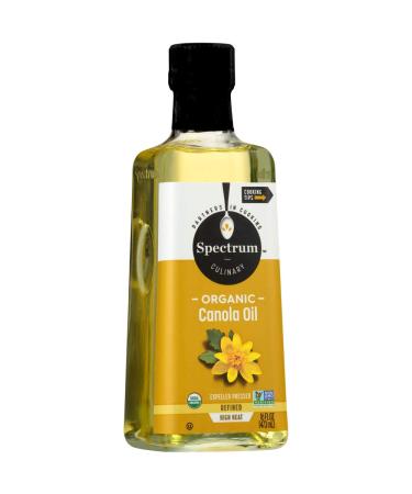 Spectrum Culinary Organic Canola Oil 16 fl. oz. - Pure & Natural Cooking Oil - Buy Online on SooperMarket.com