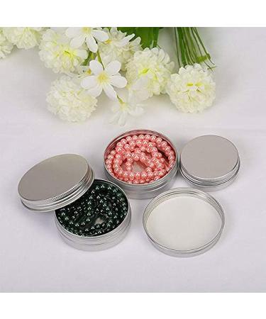 Cratone Jacks 30ml Aluminum Crucible - 12 Pack Screw Cap Containers for Lip Balm Lotion Cream Mini Candles & Nail Art | International Shipping Available - Buy Online on SooperMarket.com