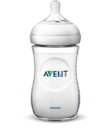 Philips AVENT Natural Baby Bottle Clear 9oz 2pk SCF013/27 | Set of 2 Bottles - 9oz Capacity - Buy Online on SooperMarket.com