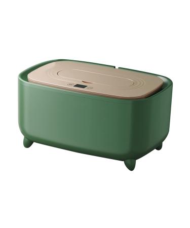 Baby Wipe Warmer Dispenser Comfort PP Material Intelligent Adjustable Temperature Large Capacity Infant Wipes Heater Wet Towel Heater for Babies (Green)