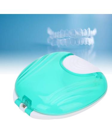 Retainer Case Portable Orthodon tic Press-to-Open Retainer Case Adult Waterproof Denture Box Storage Container for Denture Braces Mouth Guard (Blue) - Buy Online on SooperMarket.com