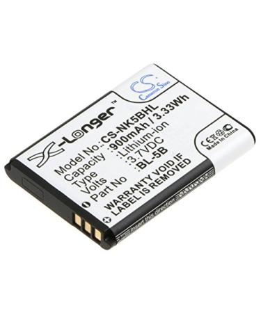 BL-5B Battery 900mAh Replacement for Vodafone Mini D100 Mini D101 (3.7V)