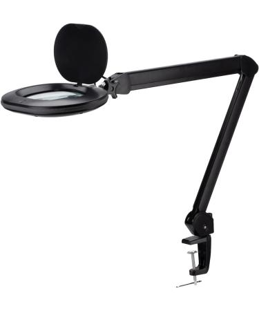 Buy Lumeno 8615SW Magnifying Lamp - 60 LED Workplace Lamp with 5 Diopters | Perfect for Reading Cosmetics and Soldering - Large Oval Lens 110x150mm - International Shipping Available - Buy Online on SooperMarket.com