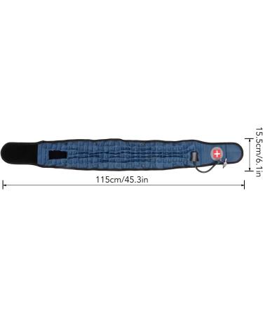 Inflatable Decompression Belt for Back Pain Relief | Professional Lumbar Support - Blue - Buy Online on SooperMarket.com