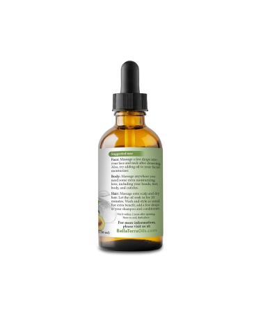 Organic Cold-Pressed Avocado Oil 4oz - 100% Pure & Unrefined - Natural Moisturizer for Hair, Face, Body, Nails, Stretch Marks - Rich in Antioxidants and Fatty Acids - Buy Online on SooperMarket.com