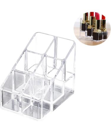 ABOOFAN 2pcs for Case Display Lipgloss Storage Slots Stand Organizer Transparent Shelf Lipsticks Acrylic mediumx2pcs As Shownx2pcs - Buy Online on SooperMarket.com