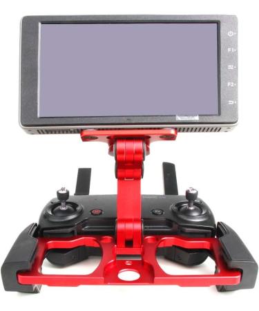 Anbee Foldable Aluminum Tablet Stand with Lanyard for DJI Drones - Red - Buy Online on SooperMarket.com