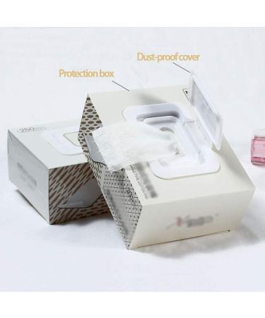 Portable Cleansing Cotton 250pcs/box Makeup Cotton Pad/Remover Cotton Face Wipe Deep Cleansing Cotton Skin Care Face Wash Paper Cosmetics Tools Soft Comfortable 5.7*11*13.8cm White - Buy Online on SooperMarket.com