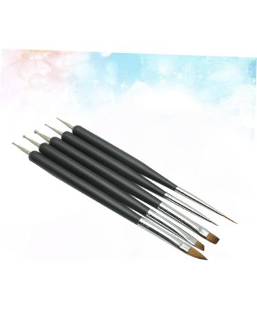 minkissy Pens Set nail art pen manicure pen dot painting tools nail art polish pens manicure tools professional nail brush nail art drill pen nail art Accessory picker dual purpose Drill 15.7*0.4CM Black - Buy Online on SooperMarket.com