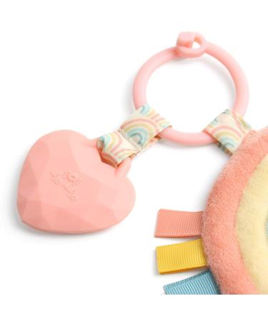 Itzy Ritzy Macy the Rainbow Plush Pal & Silicone Teether for 0+ Months - Soft & Safe Baby Toy - Buy Online on SooperMarket.com