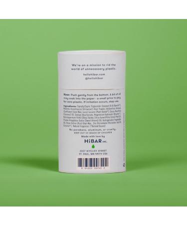 HiBAR - Fresh Rain & Cucumber Plastic Free Deodorant - Natural Deodorant - All-Day Protection - With Sunflower Seed Wax Rice Bran & Shea Butter - Plastic Paraben & Aluminum-Free - Vegan - 3 Pack 3-Pack Fresh Rain & Cucumber - Buy Online on SooperMarket.com
