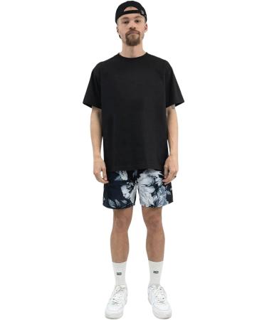 BIIEYAA Casual Mesh Print Quick Drying Sports Shorts - Small 4 - Buy Online on SooperMarket.com