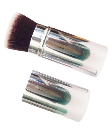 FOMIYES Retractable Makeup with Cover Powder Foundation Brush Powder Brush Foundation Retractable Brush Cosmetic Applicator Makeup Supplies Artificial Fiber Telescopic