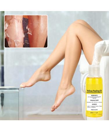 Natural Body Peeling Oil for Women - Moisturizing Yellow Peeling Butter & Scrub 50ml - Nourishing Skin Care for All Skin Types - Buy Online on SooperMarket.com
