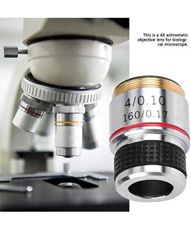 4X 185 Biological Microscope Achromatic Objective Lens 160/0.17 for Optical Instruments Conversion Objective Lens - Buy Online on SooperMarket.com