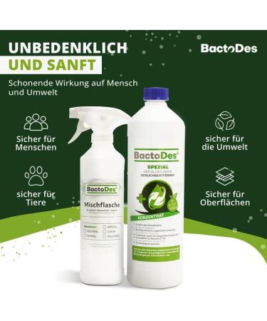 Bactodes 2L Concentrate - Universal Enzyme Cleaner & Odor Neutralizer - Effective Organic Microbe Spray for All Smells - International Shipping Available - Buy Online on SooperMarket.com