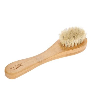 Soft Bristle Facial Cleansing Brush Wooden Face Cleaning Brush for Cleansing and Exfoliating Wash and Clean Brush Skin Exfoliator Brush Skin Care Scrub Tool Exfoliation Brush