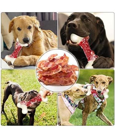 2TRUL Indestructible Dog Toy for Aggressive Chewers - Real Bacon Flavored Chew Bone for Large Dogs - Best Toy to Keep Them Busy - Buy Online on SooperMarket.com