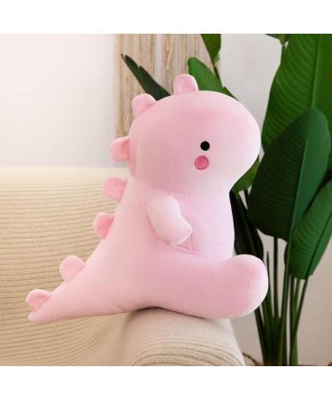 NatureMan Cute Dinosaur Plush Toy - Soft Kawaii Animal Doll for Kids Room Decoration (Pink) - Buy Online on SooperMarket.com