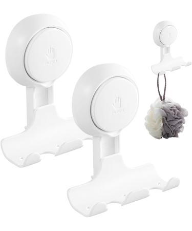 Rolempon Shower Razor Holder - Reusable Self-Adhesive Wall Suction Hooks for Razors Towels and Coats - Buy Online on SooperMarket.com