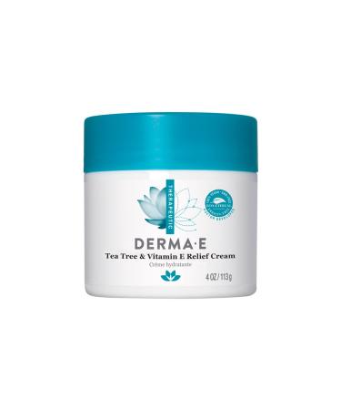 Derma E Tea Tree & Vitamin E Relief Cream 4 oz (113 g)