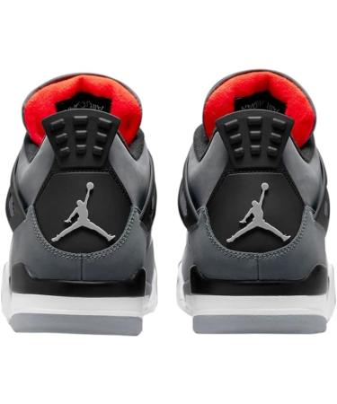 Nike Men's Air Jordan 4 Retro OG Basketball Shoes - Dark Grey Infrared 23 Black - International Shipping Available - Buy Online on SooperMarket.com