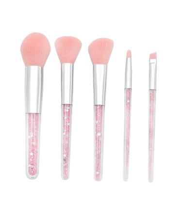 Buy 5 Set Professional Makeup Brushes for Women | Pink Cosmetics Brush Set | International Shipping Available - Buy Online on SooperMarket.com