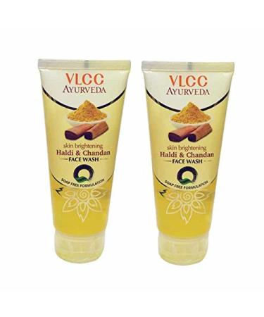 VLCC Ayurveda Skin Brightening Haldi & Chandan Face wash 100 ml x 2