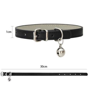 Handmade Leather Cat Neck Straps with Bells - Adjustable Durable 8-Piece Set for Small Pets | Perfect for Indoor & Outdoor Use - Buy Online on SooperMarket.com